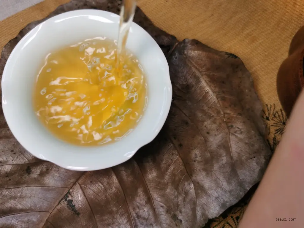 普洱茶倒茶